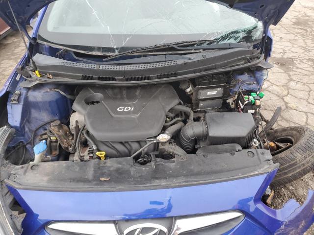 KMHCT4AEXEU688445 - 2014 HYUNDAI ACCENT GLS BLUE photo 11