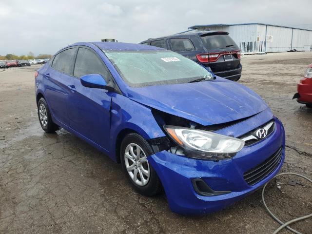 KMHCT4AEXEU688445 - 2014 HYUNDAI ACCENT GLS BLUE photo 4