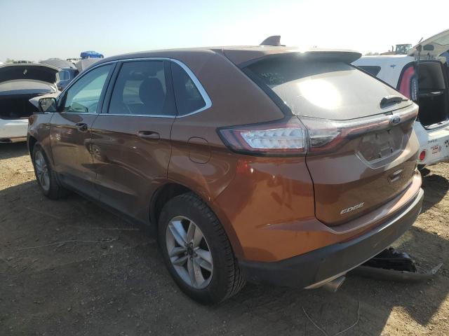 2FMPK4J85HBB19317 - 2017 FORD EDGE SEL BROWN photo 2