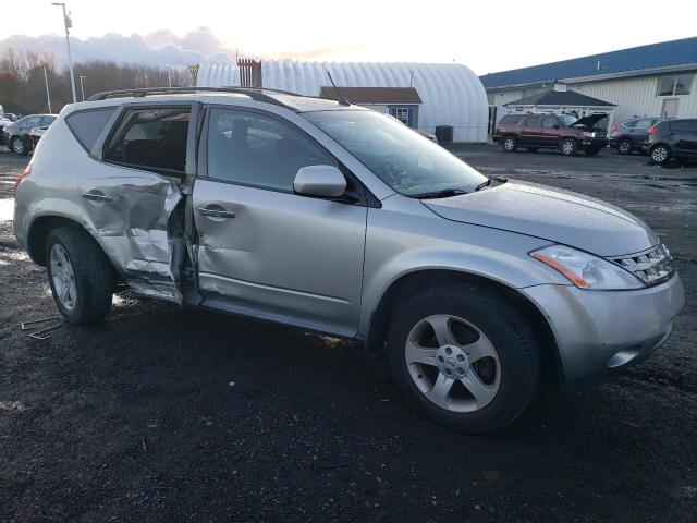 JN8AZ08W15W434746 - 2005 NISSAN MURANO SL SILVER photo 4