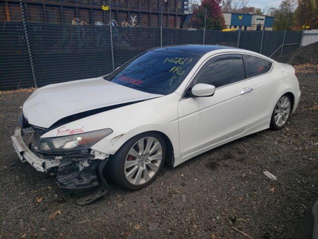 1HGCS22869A003502 - 2009 HONDA ACCORD EXL WHITE photo 1