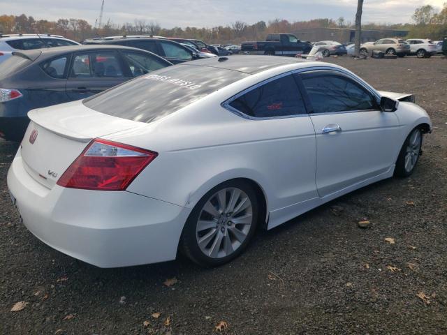 1HGCS22869A003502 - 2009 HONDA ACCORD EXL WHITE photo 3