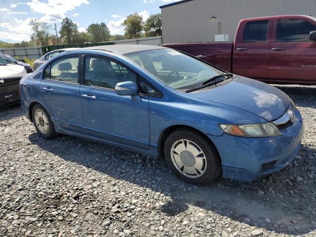 JHMFA36269S015832 - 2009 HONDA CIVIC HYBRID BLUE photo 4