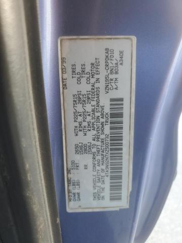 4TASN92N7XZ500732 - 1999 TOYOTA TACOMA XTRACAB PRERUNNER ლურჯი ფოტო 12