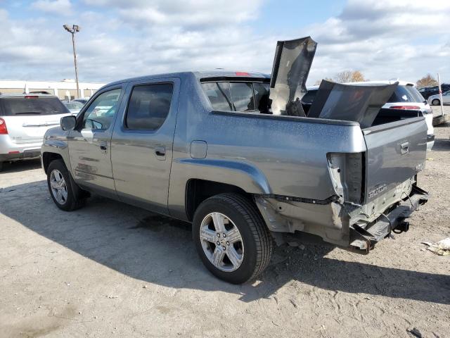 5FPYK16519B102032 - 2009 HONDA RIDGELINE RTL GRAY photo 2