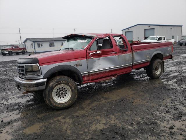 1FTHX26G7SKA74456 - 1995 FORD F250 RED photo 1