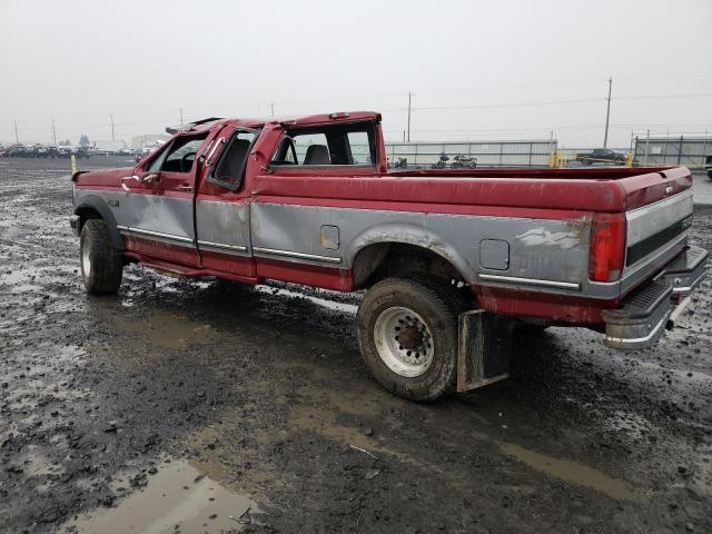 1FTHX26G7SKA74456 - 1995 FORD F250 RED photo 2