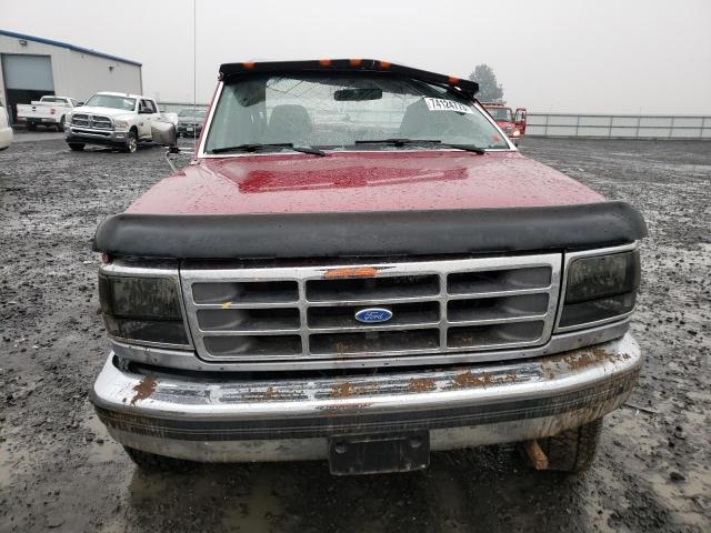 1FTHX26G7SKA74456 - 1995 FORD F250 RED photo 5