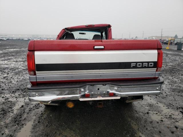 1FTHX26G7SKA74456 - 1995 FORD F250 RED photo 6