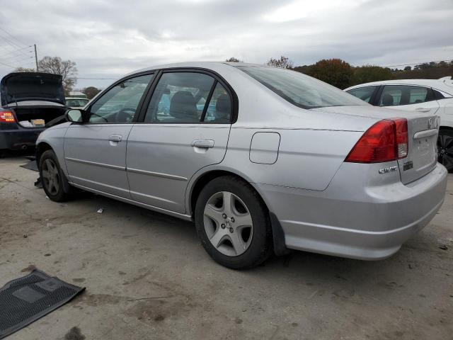 2HGES16505H518087 - 2005 HONDA CIVIC LX SILVER photo 2