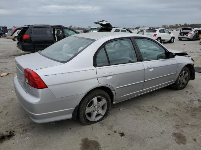 2HGES16505H518087 - 2005 HONDA CIVIC LX SILVER photo 3