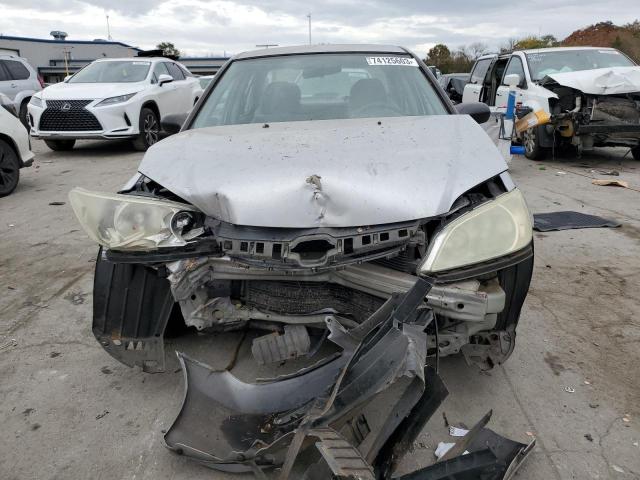 2HGES16505H518087 - 2005 HONDA CIVIC LX SILVER photo 5