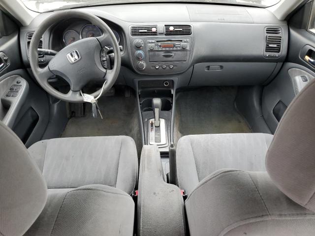 2HGES16505H518087 - 2005 HONDA CIVIC LX SILVER photo 8