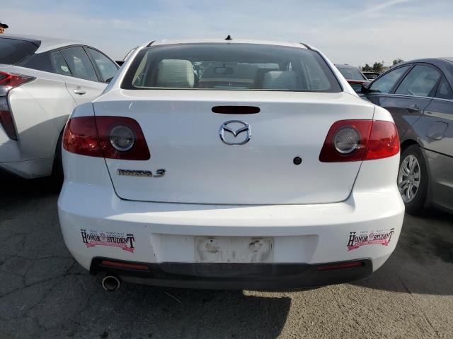 JM1BK12F041177173 - 2004 MAZDA 3 I WHITE photo 6