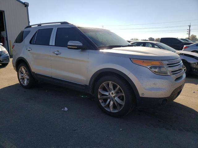 1FM5K8F81DGA21878 - 2013 FORD EXPLORER LIMITED SILVER photo 4