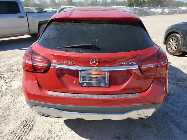 WDCTG4GB3KU008218 - 2019 MERCEDES-BENZ GLA 250 4MATIC RED photo 6