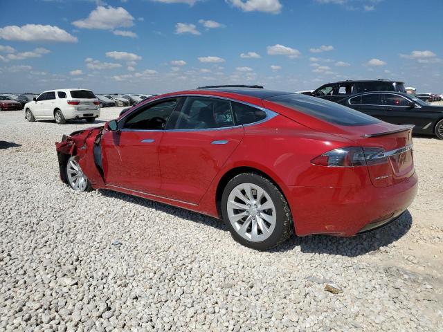 5YJSA1E25HF228580 - 2017 TESLA MODEL S RED photo 2