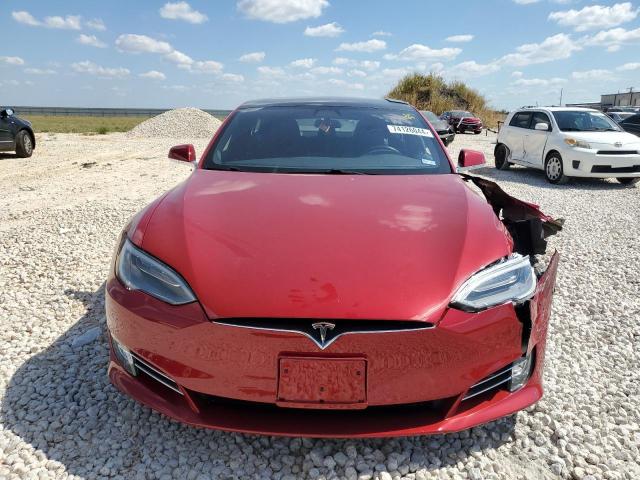 5YJSA1E25HF228580 - 2017 TESLA MODEL S RED photo 5