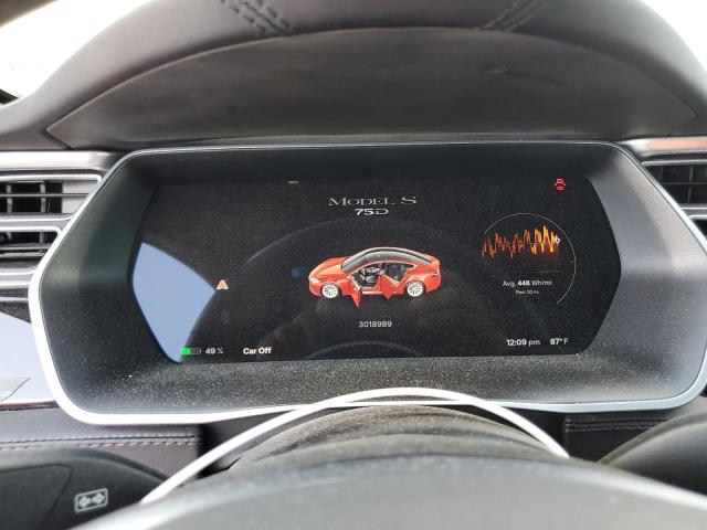 5YJSA1E25HF228580 - 2017 TESLA MODEL S RED photo 9