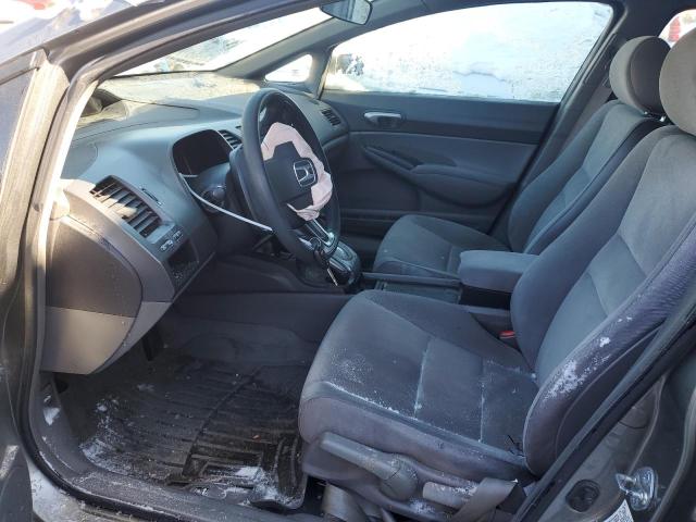 1HGFA16536L122201 - 2006 HONDA CIVIC LX GRAY photo 7