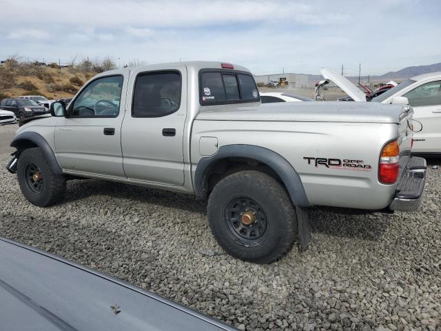 5TEGN92N83Z220097 - 2003 TOYOTA TACOMA DOUBLE CAB PRERUNNER SILVER photo 2