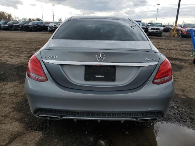 55SWF6EBXGU105211 - 2016 MERCEDES-BENZ C 450 4MATIC AMG GRAY photo 6