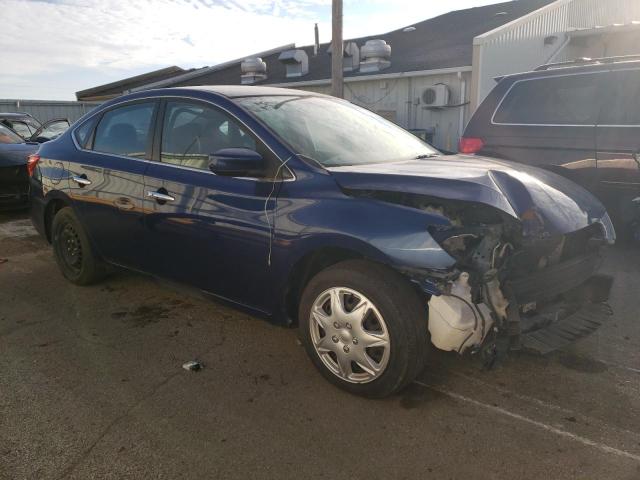 3N1AB7AP0HY406867 - 2017 NISSAN SENTRA S BLUE photo 4