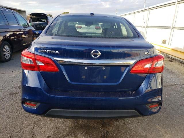 3N1AB7AP0HY406867 - 2017 NISSAN SENTRA S BLUE photo 6