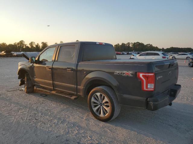 1FTEW1CP2HKD90506 - 2017 FORD F150 SUPERCREW GRAY photo 2