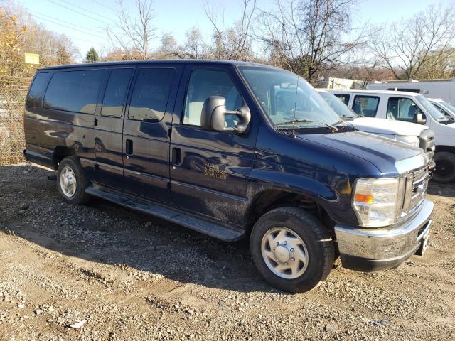 1FBSS3BL5BDA44037 - 2011 FORD ECONOLINE E350 SUPER DUTY WAGON BLUE photo 4