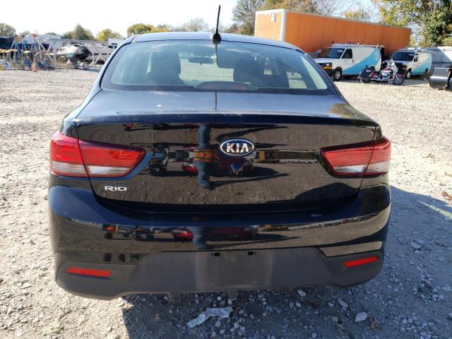 3KPA24AD4LE363081 - 2020 KIA RIO LX BLACK photo 6