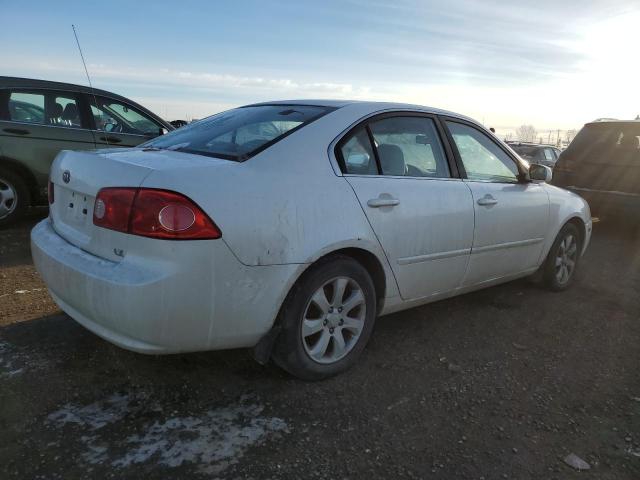 KNAGE123985240950 - 2008 KIA OPTIMA LX WHITE photo 3