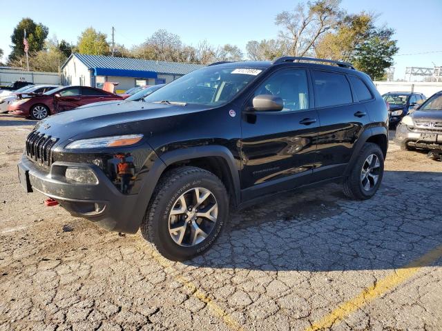 1C4PJMBS4HW537514 - 2017 JEEP CHEROKEE TRAILHAWK BLACK photo 1