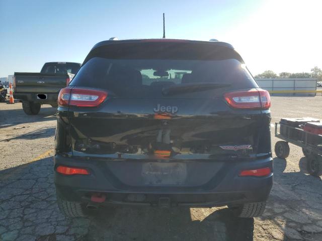 1C4PJMBS4HW537514 - 2017 JEEP CHEROKEE TRAILHAWK BLACK photo 6
