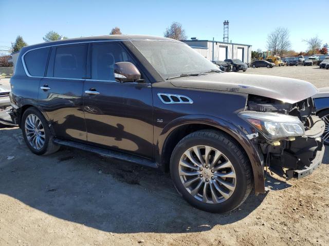 JN8AZ2NEXF9080569 - 2015 INFINITI QX80 PURPLE photo 4