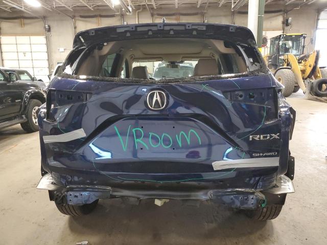 5J8TC2H39NL000701 - 2022 ACURA RDX BLUE photo 6