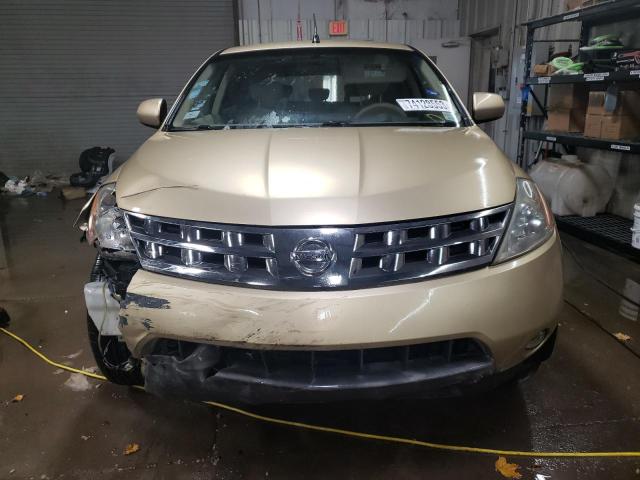 JN8AZ08T74W221787 - 2004 NISSAN MURANO SL TAN photo 5