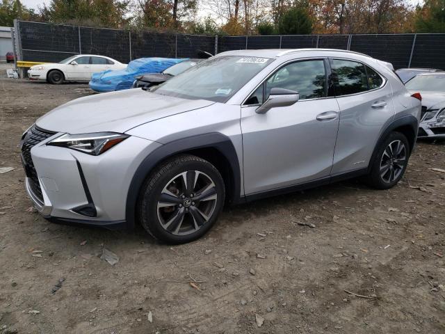 JTHU9JBHXK2003350 - 2019 LEXUS UX 250H SILVER photo 1