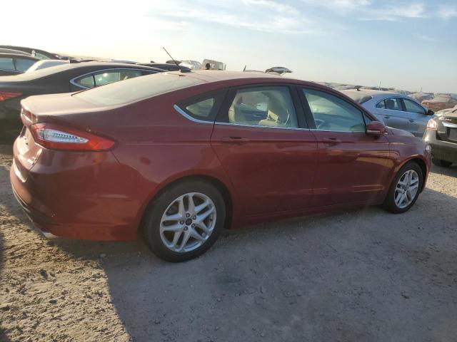 3FA6P0HD3ER231386 - 2014 FORD FUSION SE MAROON photo 3