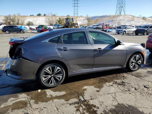 19XFC1F73HE002792 - 2017 HONDA CIVIC EXL ნაცრისფერი ფოტო 3