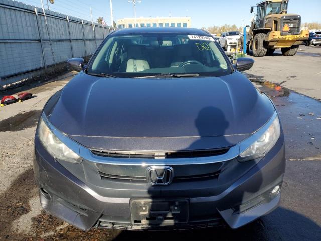 19XFC1F73HE002792 - 2017 HONDA CIVIC EXL ნაცრისფერი ფოტო 5