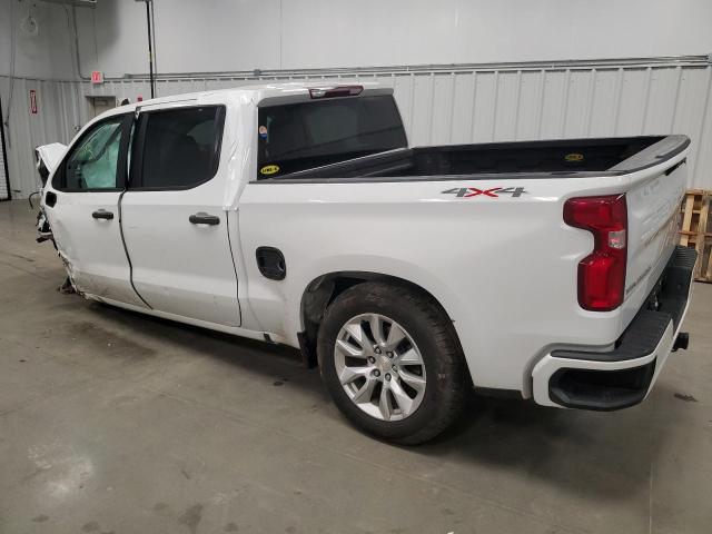 1GCPYBEK1NZ172697 - 2022 CHEVROLET SILVERADO K1500 CUSTOM WHITE photo 2