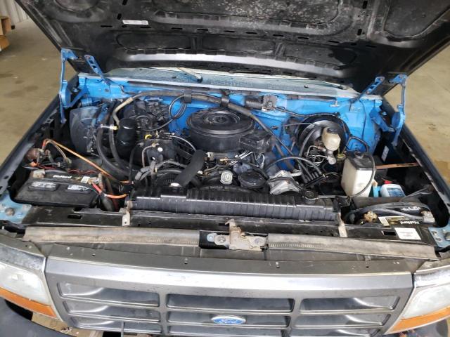 1FTJX35G7PKA28836 - 1993 FORD F350 BLUE photo 11