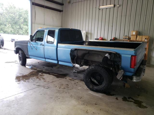 1FTJX35G7PKA28836 - 1993 FORD F350 BLUE photo 2