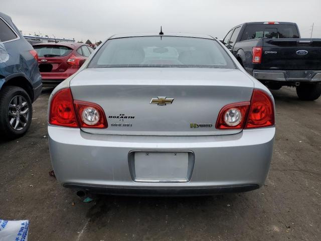 1G1ZF57569F109747 - 2009 CHEVROLET MALIBU HYBRID SILVER photo 6