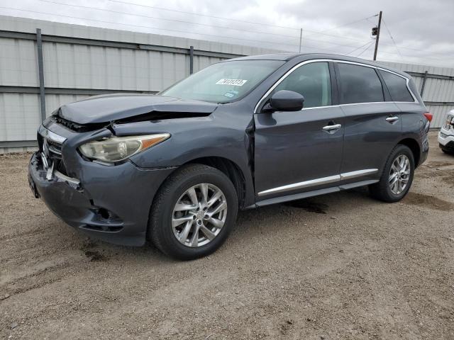 5N1AL0MN4DC336431 - 2013 INFINITI JX35 GRAY photo 1