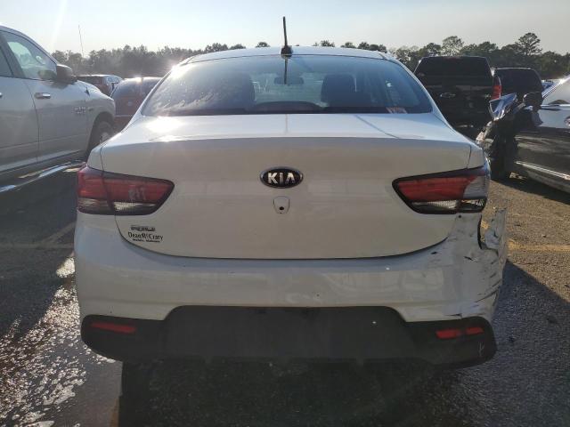 3KPA24AD3LE362679 - 2020 KIA RIO LX WHITE photo 6