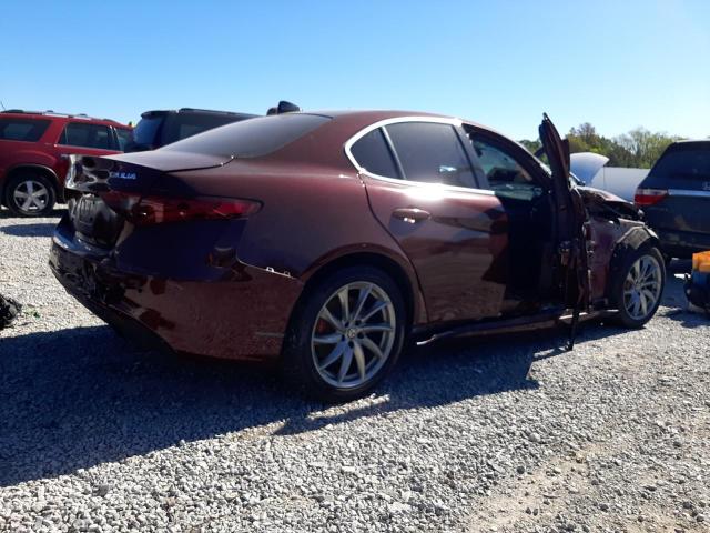 ZARFAEDN3H7558735 - 2017 ALFA ROMEO GIULIA Q4 栗色 照片 3