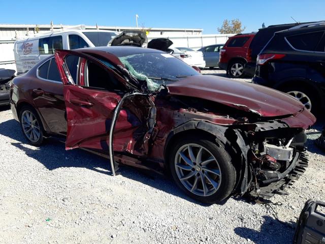 ZARFAEDN3H7558735 - 2017 ALFA ROMEO GIULIA Q4 栗色 照片 4