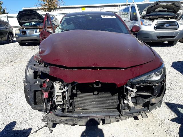 ZARFAEDN3H7558735 - 2017 ALFA ROMEO GIULIA Q4 栗色 照片 5